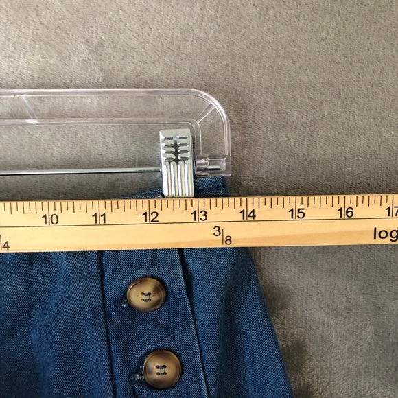 Vintage Scott Taylor Denim Pencil Skirt Size 8 Feminine Retro Western Country - Picture 11 of 15